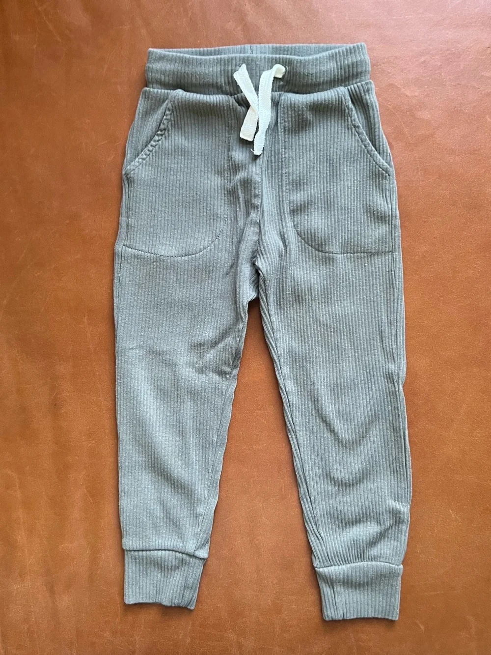 PETITE LEM Ribbed Joggers, 4yrs